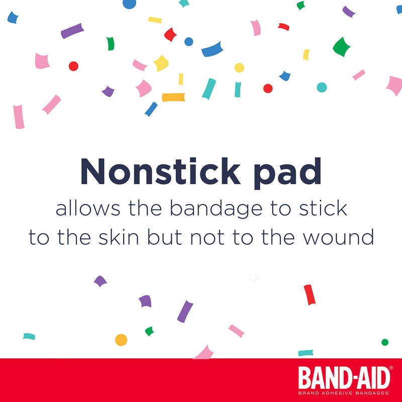Band-Aid لصقات باند-أيد المعقمة اللاصقة المغلفة فردياً للأطفال featuring شخصيات ديزني فروزن، للإسعافات الأولية والعناية بالجروح للقطع والخدوش الطفيفة، أحجام متنوعة، 20 قطعة - Image 4